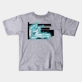 Graffiti City Blue Kids T-Shirt